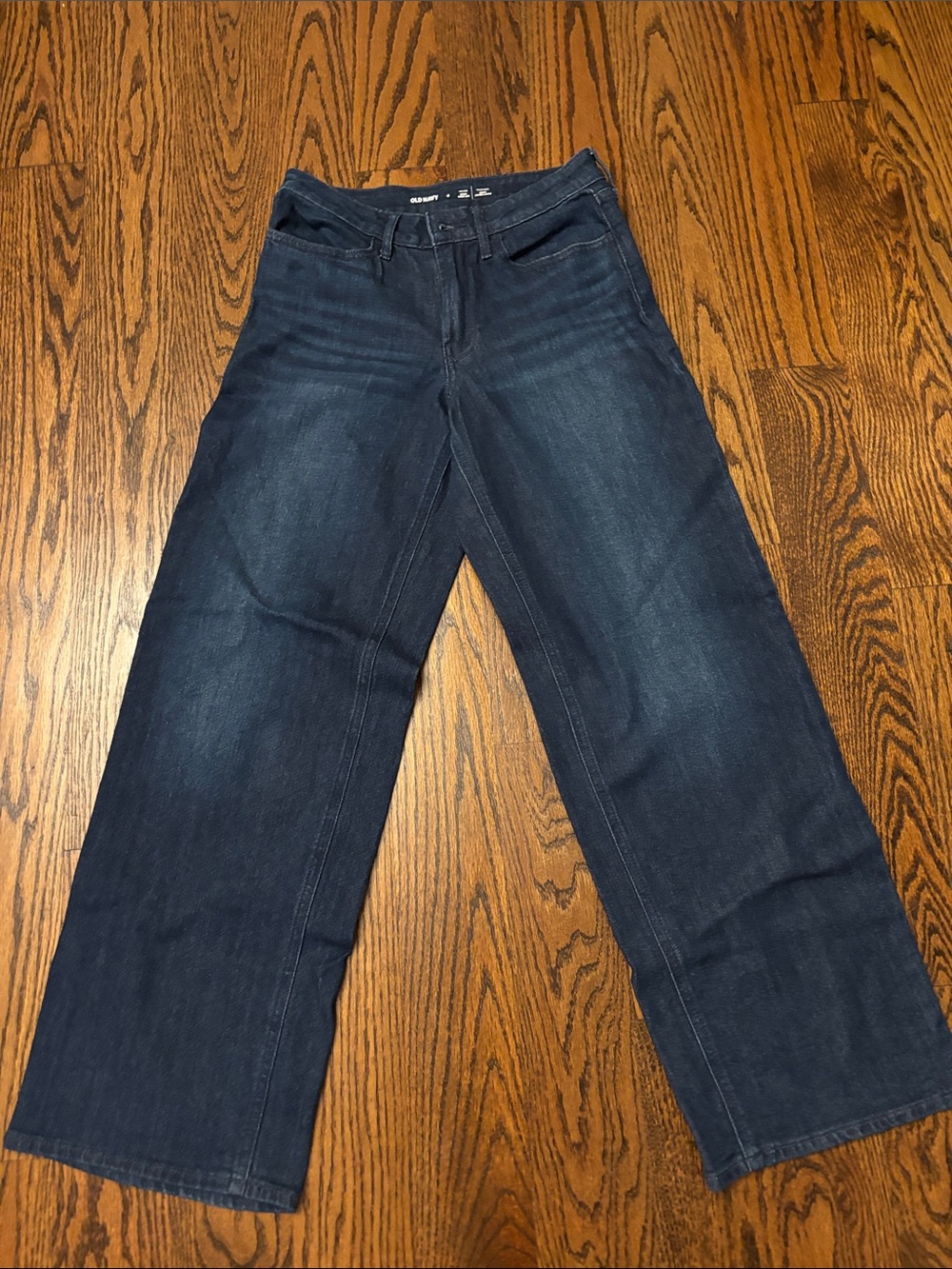 Women’s wow Wide-Leg old navy Jeans in Dark Blue